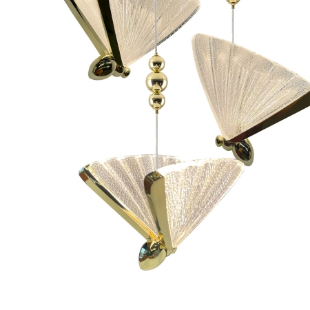 Modernistyczna lampa wisząca motyle LP-1715/3P z serii MARIPOSA - 4