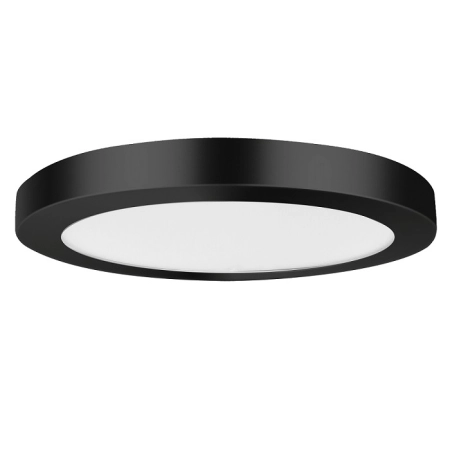 Nowoczesna lampa pod- i natynkowa, okrąg 4000K LP-330/1C 4BK z serii YORK