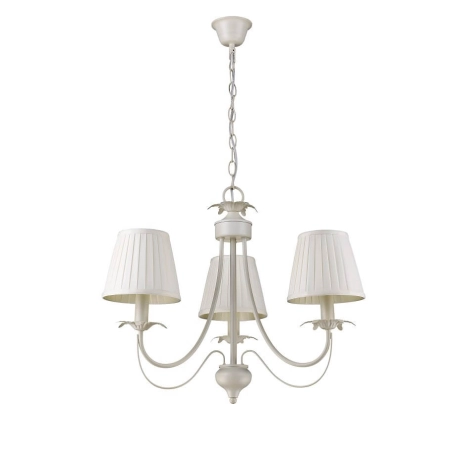 Kremowa lampa ścienna z abażurem, styl cozy LP-5369/1W z serii GINOSA