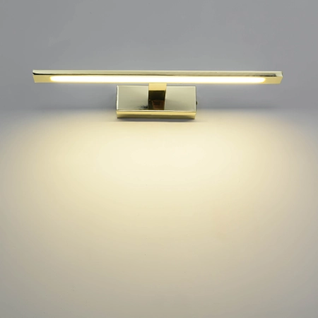 Lampa ścienna LED złota, łazienkowa GS-LWB-12W GOLD z serii ISLA