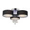 Stylowa lampa do sypialni glamour LP-991/3C BK z serii GAMBELA - 4