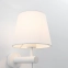 Biała, klasyczna lampa ścienna do salonu LP-1133/1W WH z serii TIVOLI