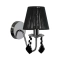 Stylowa, elegancka, czarna lampa ścienna LP-5005/1W CZARNY z serii MONA