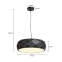 Czarna, stylowa lampa wisząca, do salonu LP-8069/1P BK z serii REUS