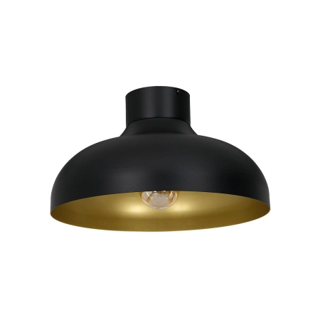 Talerzowa lampa sufitowa ze złotym środkiem LX 1538 z serii BASCA
