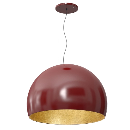 Estetyczna lampa wisząca, kolor winnej czerwieni LX 1691 z serii COMPO