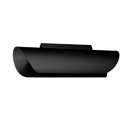 Czarny, minimalistyczny kinkiet, do korytarza LX 3143 z serii BARBOS