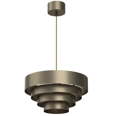 Lampa wisząca z kaskadą złotych okręgów LX 3391 z serii RINGS