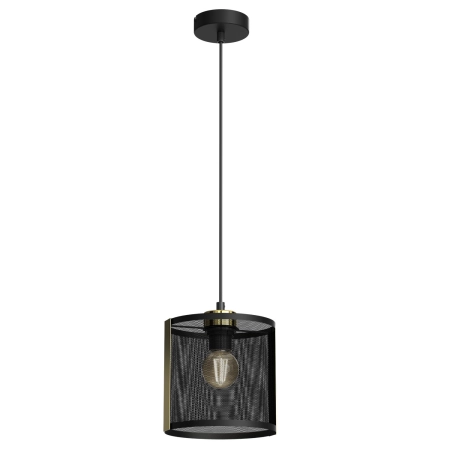 Lampa wisząca, ażurowa, w czarnym kolorze LX 4149 z serii KAGA