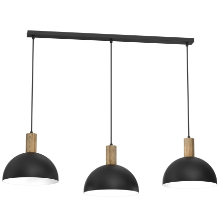 Industrialna lampa nad stół, drewniane elementy LX 4330 z serii HANDA