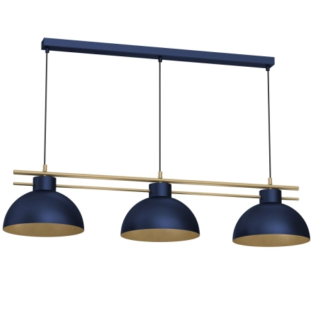Dekoracyjna lampa wisząca w kolorze niebieskim LX 4378 z serii ESTATE