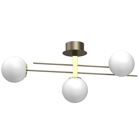 Potrójna, efektowna lampa sufitowa - molekuły LX 4622 z serii SATELIT