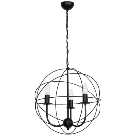 Nietuzinkowa, druciana lampa wisząca świecznik LX 5134 z serii GLOBE