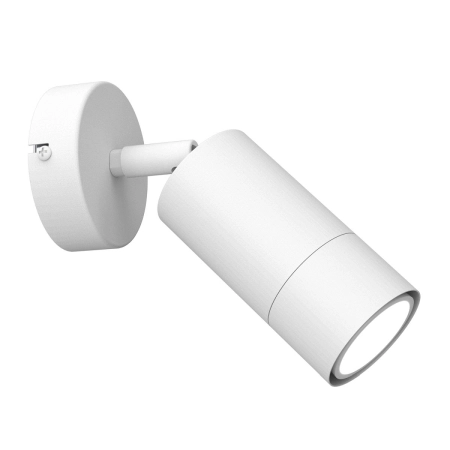 Funkcjonalna, biała lampa ścienna reflektorek LX 5191 z serii LINK
