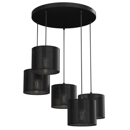 Okazała lampa wisząca, ażurowe abażury LX 5241 z serii LOFT SHADE