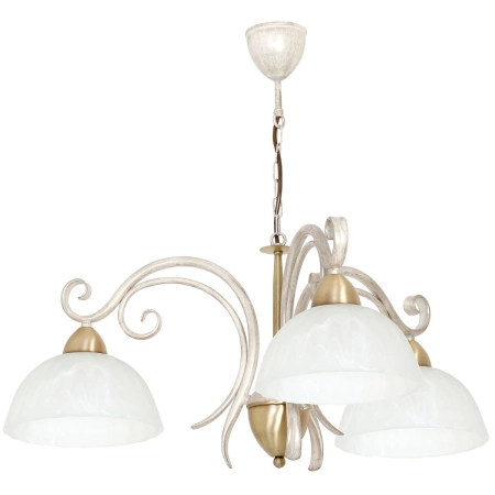 Dekoracyjna, kremowa lampa wisząca do salonu LX 5973 z serii AURORA