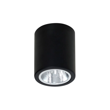 Czarna lampa natynkowa tuba 11,2x9cm LX 7235 z serii DOWNLIGHT ROUND