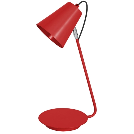 Ozdobna, czerwona lampka na biurko LX 8301 z serii DESK LAMP