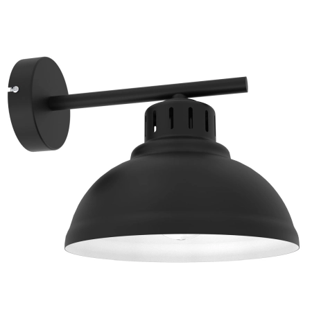 Czarno-biała lampa ścienna w styli loftowym LX 9042 z serii SVEN