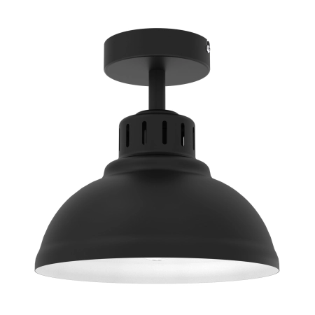 Czarna, minimalistyczna lampa sufitowa LX 9094 z serii SVEN