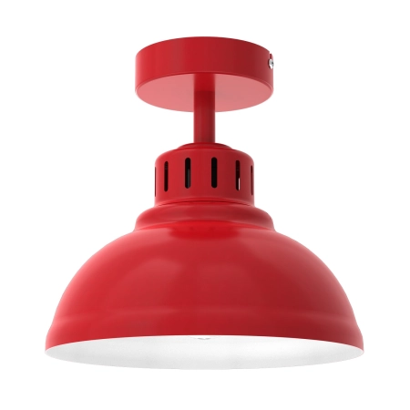 Czerwona lampa sufitowa z klasycznym kloszem LX 9223 z serii SVEN