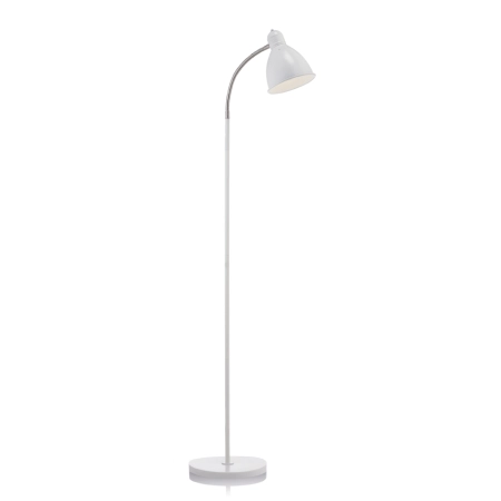 Biała lampa podłogowa idealna dla czytelników 104841 z serii NITTA