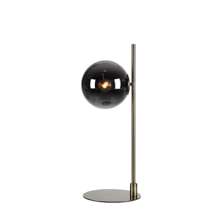 Lampa stołowa przydymiony klosz w kształcie kuli 108272 z serii DIONE