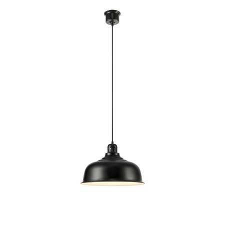 Industrialna, czarna lampa wisząca ⌀37,5cm 108426 z serii PORT