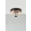 Czarna lampa sufitowa z kloszem z kryształków 108598 z serii ETIENNE - wizualizacja 3