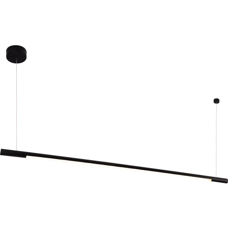 Czarna listwa wisząca LED nad stół 150cm MX P0358 z serii ORGANIC P
