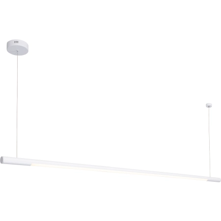 Biała, ledowa lampa nad stół 150cm szerokości MX P0361 z serii ORGANIC P