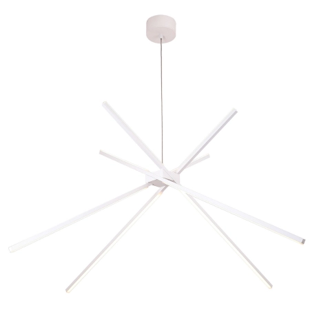 Designerska, biała ledowa lampa wisząca MX P0270 z serii SPIDER