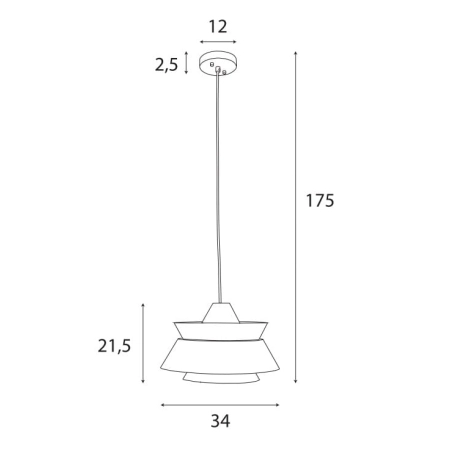 Efektowna, ledowa lampa z drewna, do kuchni MX P0549 z serii KIOTO - 2