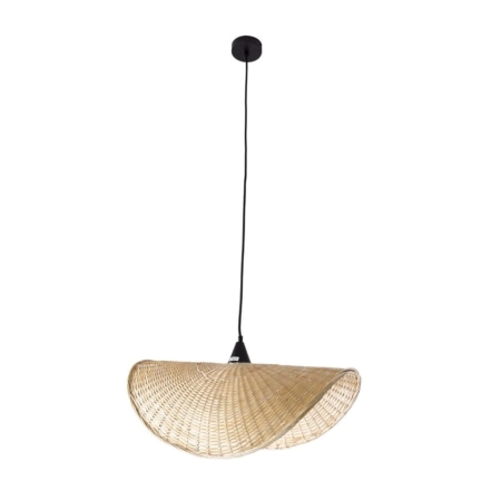 Boho lampa wisząca, pleciony abażur MX P0498 z serii KOSHI