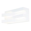 Biała, prostokątna lampa ścienna, nowoczesny kinkiet MX W0177 z serii ARAXA