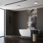 Plafon łazienkowy ze ściemniaczem ⌀45cm MX C0214 z serii ROUNDY - wizualizacja