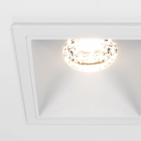 Ledowe oczko kwadrat 3000K 6,5cm DL043-01-10W3K-SQ-W z serii ALFA LED 2