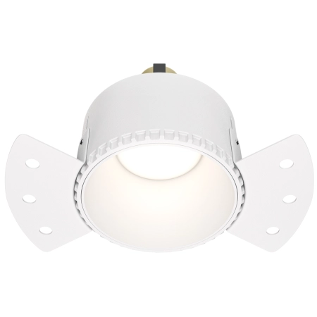 Białe, okrągłe oczko podtynkowe GU10 DL051-01-GU10-RD-W z serii SHARE