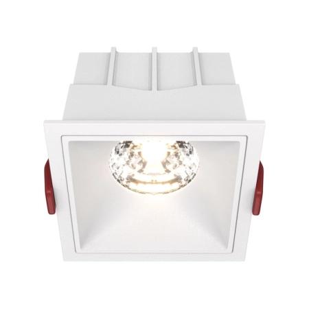 Kwadratowe oczko LED 3000K 8,5cm DL043-01-15W3K-D-SQ-W z serii ALFA LED