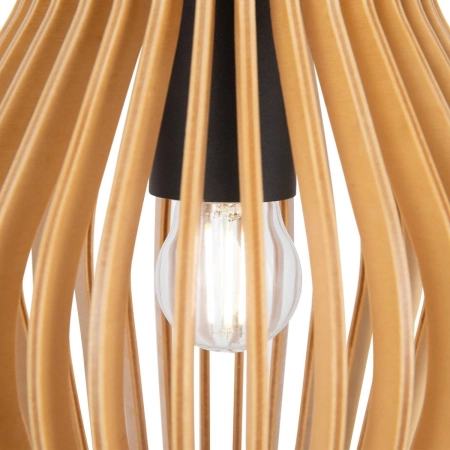 Drewniana lampa wisząca, nad stół MOD191PL-01W z serii ROOTS -1