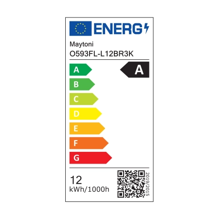 Ledowa lampa zewnętrzna, moc 12W, IP65 O593FL-L12BR3K z serii LIT -2