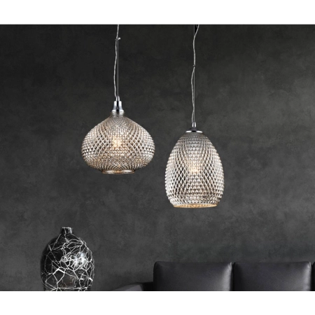 Lampa wisząca z kloszem imitującym kryształ P018-PL-01-N z serii MORENO 2 5