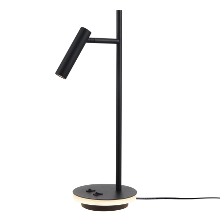 Prosta, czarna, ledowa lampka biurkowa Z010TL-L8B3K z serii ESTUDO