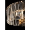 Złota, kryształowa lampa wisząca ⌀51,7cm MOD043PL-06G z serii PUNTES 4