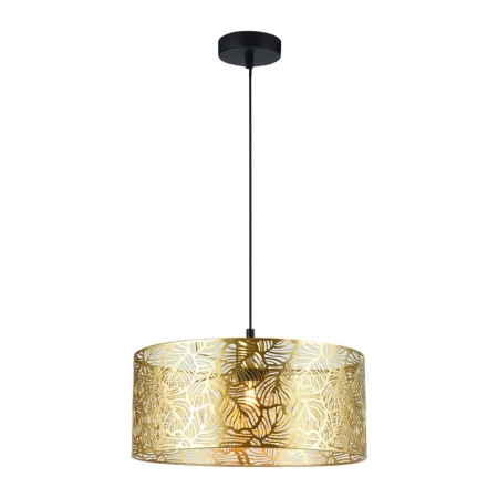 Stylowa lampa wisząca ze złotym abażurem MLP0870 z serii BLOSSOM
