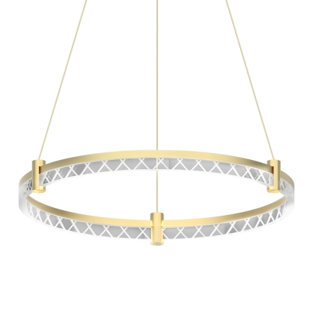 Elegancka lampa wisząca LED, złota obręcz ML0996 z serii ELEGANCE - 2