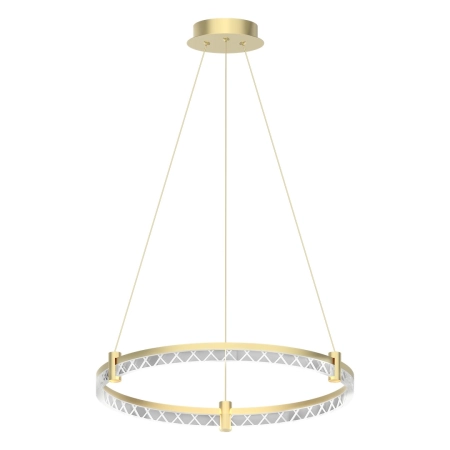 Elegancka lampa wisząca LED, złota obręcz ML0996 z serii ELEGANCE - 6