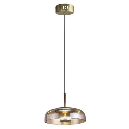 Lampa wisząca z bursztynowym kloszem, LED ML1045 z serii VETRO - 6