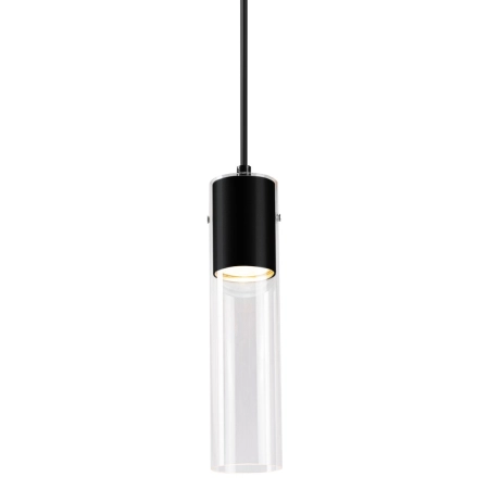 Lampa wisząca w kształcie tuby, czarna ML1088 z serii RICKY - 2