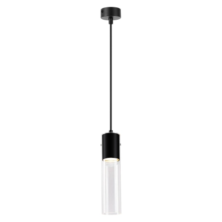 Lampa wisząca w kształcie tuby, czarna ML1088 z serii RICKY - 6